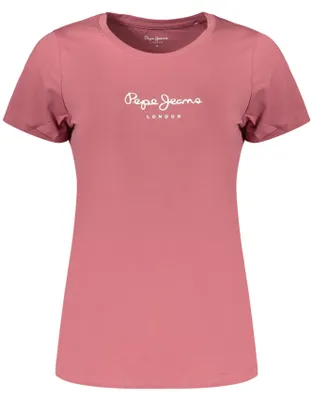Immagine prodotto di Pepe Jeans Damen Rosa Kurzarm-T-Shirt