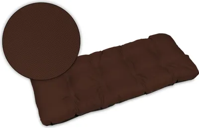 Produktbild von Sitzkissen Bankkissen Bankauflage für Gartenbank - 120x50 cm - Outdoor und Indoor - braun