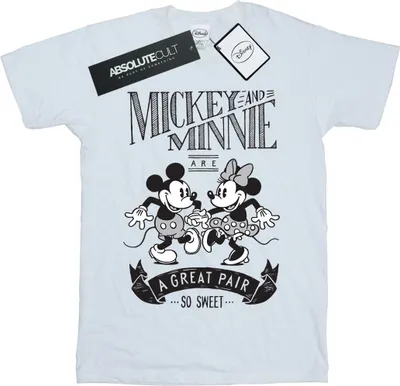 Produktbild von Disney - "Great Pair" T-Shirt für Damen BI50646 (S) (Weiß)