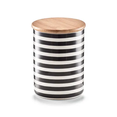 Image de Récipient en céramique STRIPES avec couvercle, 580 ml, ZELLER