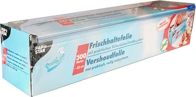 Produktbild von Frischhaltefolie, PVC 300 m x 45 cm mit praktischem Schneidesystem