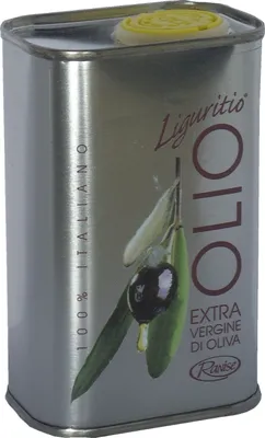 Immagine prodotto di Olio extravergine di oliva Liguritio in barattolo di latta  250 ml. - Ranise