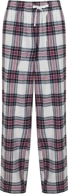 Immagine prodotto di SF Donna Pantaloni da salotto con motivo a quadri PC3383 (XL) (Bianco/Rosa)