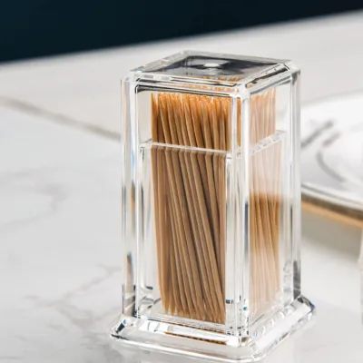Produktbild von Zahnstocherflasche elegante saubere quadratische Form ohne Geruch für Zuhause