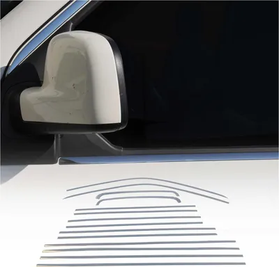 Produktbild von Fensterleisten Zierleisten für VW T6 T6.1 2015-2024 L1 Kurzer Einzelschibetür