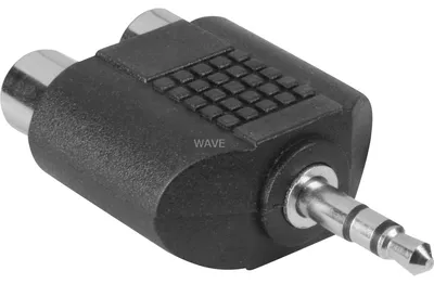 Produktbild von Goobay -Adapter 3,5 mm Jack> 2x Tulp