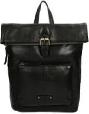 Produktbild von Enrico Benetti Rucksack Stadtrucksack Ledertasche Leder Businesstasche schwarz Plain 34x30x9cm