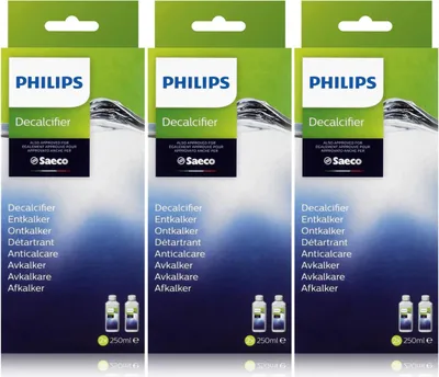 Produktbild von Philips Saeco CA6700/10 Entkalker 2x250ml - Für Kaffeevollautomaten (3er Pack)