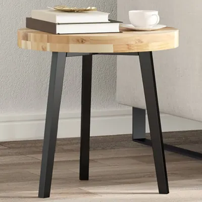 Produktbild von Möbel Tischplatte Rund Ø40x4 cm Massivholz Akazie - Tischplatten &17327