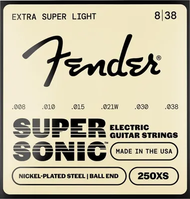 Image de Cordes de guitare électrique Fender Super 250's Extra Super Light