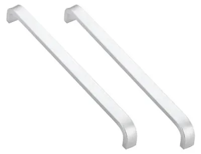 Image de Poignées de 128 mm en alliage d'aluminium pour meubles, cuisines et portes