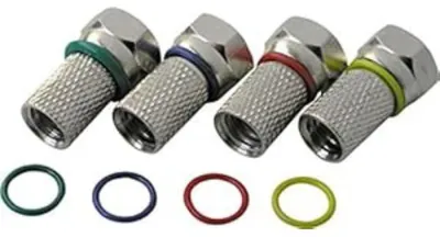 Immagine prodotto di Schwaiger F-Stecker 6,8-7mm 4 Stück Koaxial- Antennenkabel