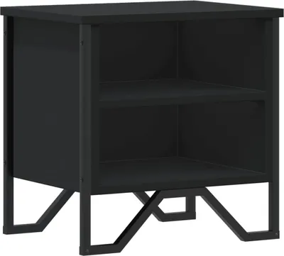 Obrázek produktu pro vidaXL Noční stolek černý 40x30x40 cm Dřevěný materiál