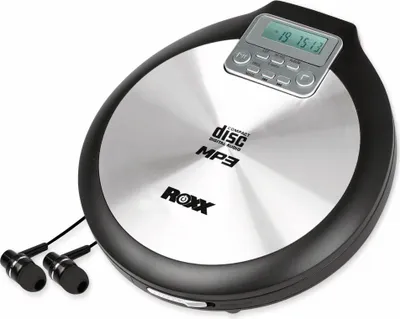Image de Roxx PCD 600 Lecteur CD portable (CD, CD-R, CD-RW, MP3) Noir