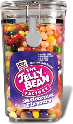 Produktbild von The Jelly Bean Factory, Gourmet Jelly Beans "Einmach-Glas", 700g