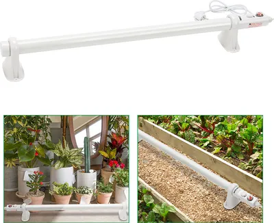 Produktbild von SWANEW Elektrische Gewächshausheizung Heizstab Stabheizung für Gewächshäuser Frostwächter 135 Watt 100 cm IP44