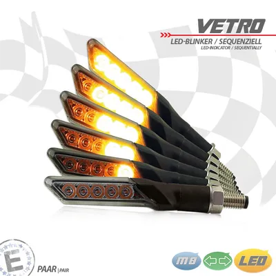 Immagine prodotto di Indicatori a LED VETRO SEQ alluminio nero