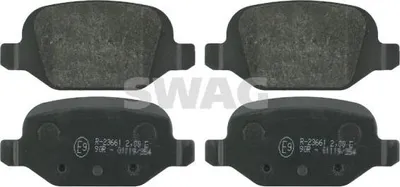 Produktbild von SWAG Bremsbeläge Satz Hinten Bremsklötze für FIAT PANDA (169) 70 91 6370