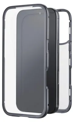 Immagine prodotto di Black Rock Cover "360° Glass" per Apple iPhone 17 Pro, nero (00080397) custodia per cellulare