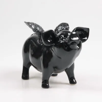 Immagine prodotto di Stoobz Design Stoobz salvadanaio con ali nero