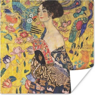 Produktbild von MuchoWow® Poster Judith II - Gemälde von Gustav Klimt 75x75 cm - Wand Dekoration