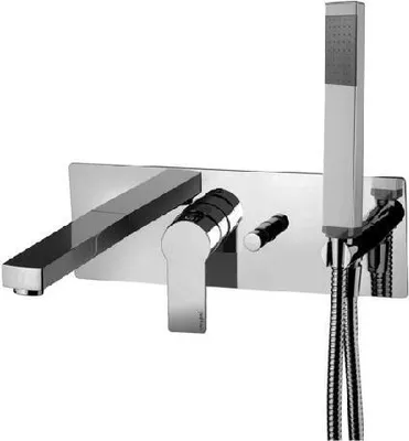 Produktbild von Paffoni Tango - Badewannenarmatur - Unterputz, mit Zubehör und Einbaukörper, chrom TA001CR