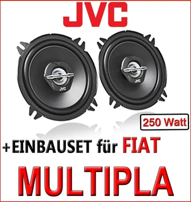 Produktbild von Fiat Multipla - 13cm Lautsprecher hinten - JVC CS-JS520 - Einbauset