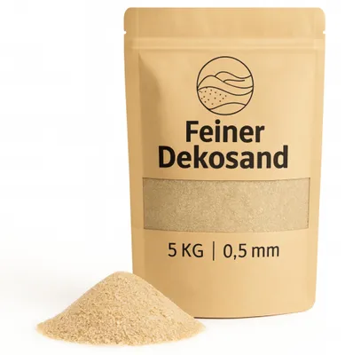 Produktbild von Deko-Sand creme 5 kg für Vasen, Gläser & Streudeko