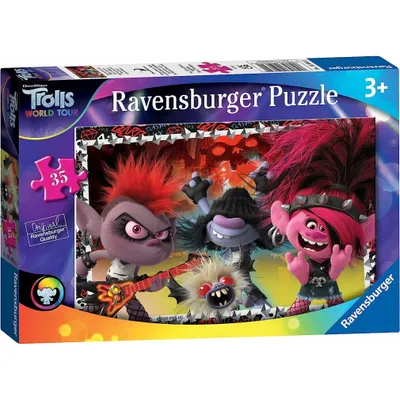 Productafbeelding van RAVENSBURGER Trolls Wereldtour Puzzel, 35 stukjes