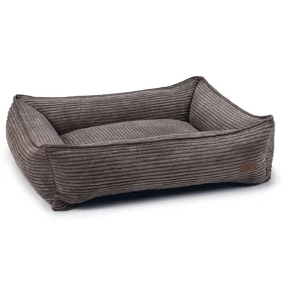 Produktbild von Designed by Lotte Liegebett Ribbed braun, Maße: 80 x 70 x 22 cm