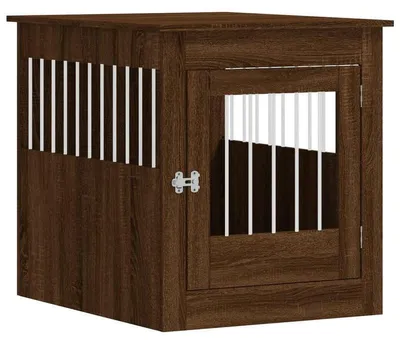 Produktbild von Hundebox - Hundekäfig - Tierbox - Platzsparend mit Stahlrahmen, 64,5 x 80 x 71 cm