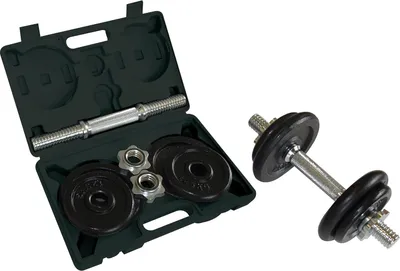Produktbild von Schildkröt Kurz-Hantelset, 10,0 kg im ABS-Kunststoffkoffer, 960012