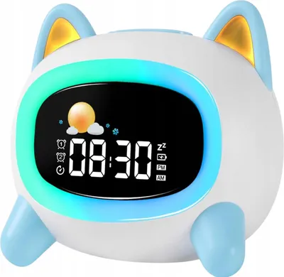 Image de Réveil intelligent lampe de nuit LED pour enfants Chien