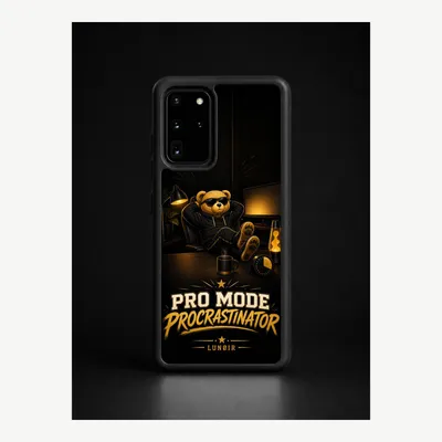 Obrázok produktu pre Puzdro pre Samsung S20 Ultra, ochranné puzdro s motívom "Prokrastinácia" – značka LUNØIR