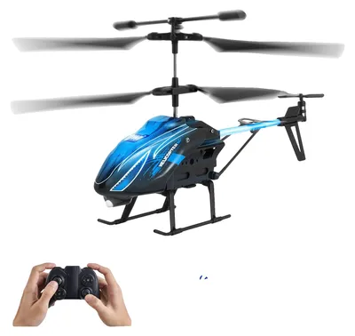 Produktbild von VEVOR RC-Helikopter, 2,4GHz 4-Propeller-Fernsteuerungshelikopter mit 6-Achsen-Gyroskop, 4-Kanal RC-Flugzeug für Anfänger, LED-Licht & Ein-Knopf-Abflug/Landung, Flugzeugspielzeug für Kinder ab 8 Jahren, Doppelpaddel