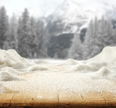 Produktbild von 6000 ml (6 Liter) Organisch abbaubarer Kunstschnee aus Maisstärke - Organischer Kunstschnee biologisch abbaubar - Bio Schnee aus Mais