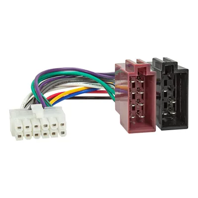 Produktbild von Originalradio Anschlußkabel kompatibel mit Pioneer Radios 12 polig 27x10mm auf ISO Stecker Buchsen