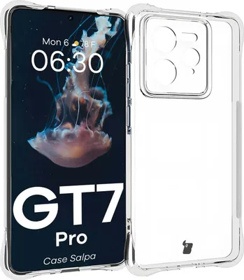 Produktbild von Bizon Case Salpa Flexible Hülle für Realme GT 7 Pro, Transparent