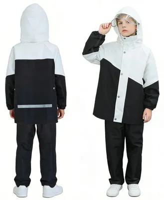 Immagine prodotto di Elzusha - Completo antipioggia da due pezzi, impermeabile, per bambini