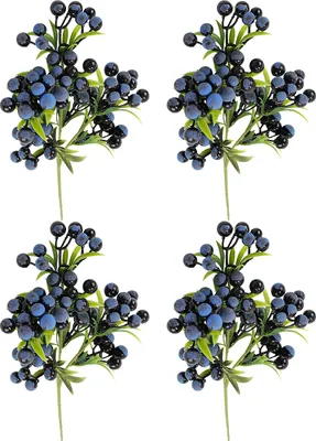 Zdjęcie produktu dla Christmas Berry Branches 3 Forks Simulation Foam Berry Picks Home Decoration