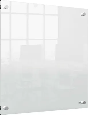 Produktbild von nobo Acryl-Wandtafel (B)450 x (T)28 x (H)450 mm glasklar randlos