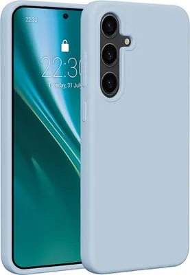 Produktbild von Etteri Silikonhülle für Samsung Galaxy S24 Plus Handyhüllen Hellblau