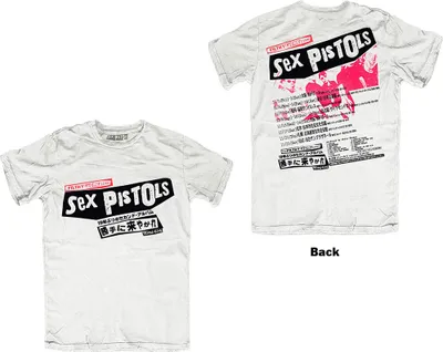 Produktbild von Pistols Filthy Lucre Japan (Back Print) White L T-Shirt