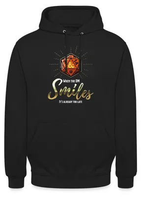 Produktbild von Spreadshirt Dungeons And Dragons When Dungeon Master Smiles Uni Hoodie, XL, Schwarz