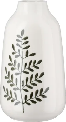 Image de Gilde Vase, "Botanico", Keramik, creme, VE 2, H. 23 cm, D. 12.5 cm 58459 4063387584590