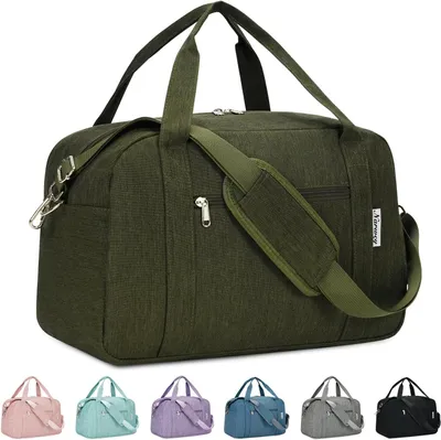 Produktbild von Reisetasche Handgepäck Wasserabweisend Packbar Grün 45x35x20 cm