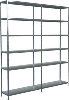 Produktbild von Steck-Grund-/ u 1 Anbauregal, 12 Böden, 2300x2000x350, verz.