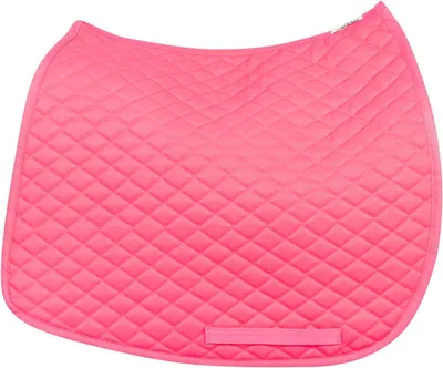 Productafbeelding van Zadeldek Pony - Onderlegger Basic - Paardrijden Comfort - Katoen Flanel - 47 x 48 cm - Roze