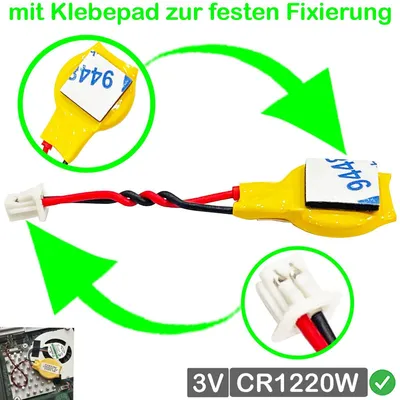 Produktbild von CR1220 RTC BIOS CMOS Batterie Akku Battery kompatibel für ASUS CR1220W