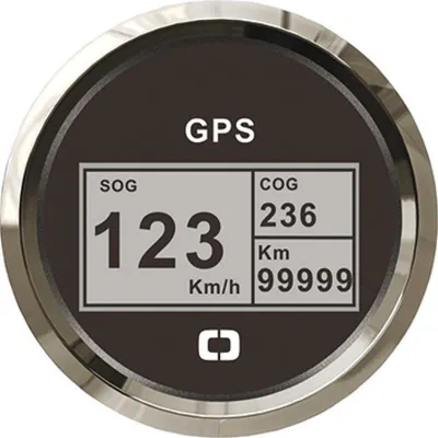 Image de Compteur de vitesse CompteurGPS noir/poli, 1 pièce